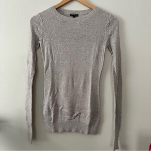 Express light brown knit sweater